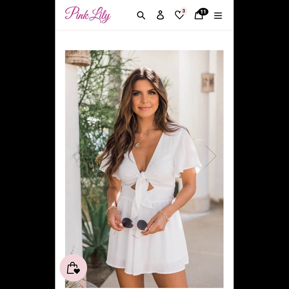 Love For A Lifetime White Romper